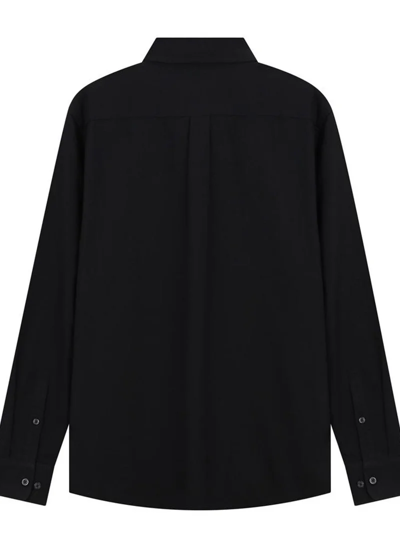 جيوردانو قميص رجالي بأكمام طويلة من أكسفورد